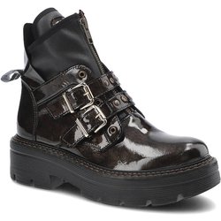 Braune Stiefeletten Maciejka Damen Lederschuhe