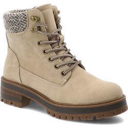 Beige Stiefeletten Vinceza Modische Damenschuhe