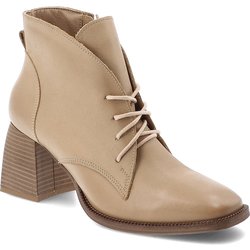Beige Stiefeletten Armodo Absatzschuhe