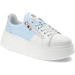 Blaue Sneakers Damiss Schnürschuhe