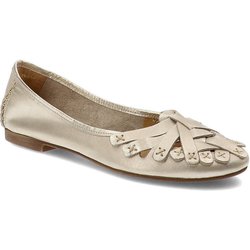 Goldene Ballerinas Maciejka Elegante Damenschuhe
