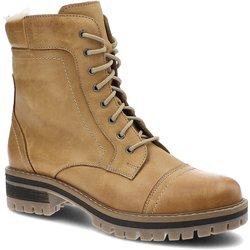 Braune Schnürschuhe Wasak Damen Lederschuhe