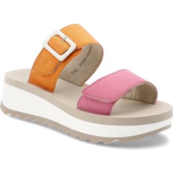 Rosa Flip-Flops Rieker Flache Schuhe