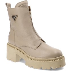 Beige Stiefeletten Armodo Absatzschuhe