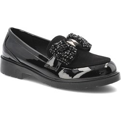 Schwarze Mokassins S.Barski Elegante Damenschuhe