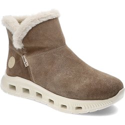 Beige Stiefeletten Rieker Modische Damenschuhe