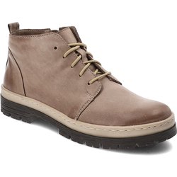 Beige Schnürschuhe Wasak Echtlederschuhe