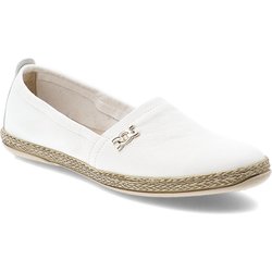 Weiße Ballerinas Armodo Schlupfschuhe