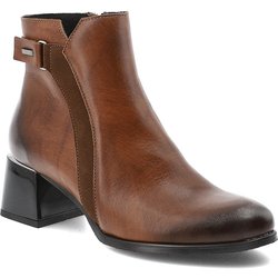 Braune Stiefeletten Armodo Echtlederschuhe