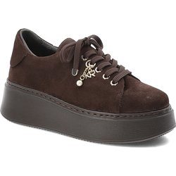 Braune Sneakers Karino Plateauschuhe
