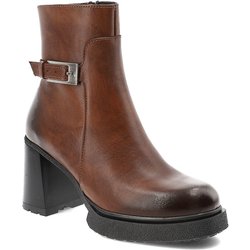 Braune Stiefeletten Armodo Absatzschuhe