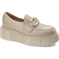 Beige Halbschuhe Armodo Schlupfschuhe