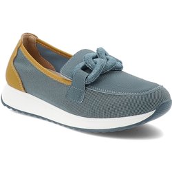 Blaue Halbschuhe S.Barski Modische Damenschuhe