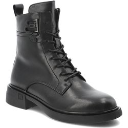Schwarze Schnürschuhe Filippo Reißverschluss-Schuhe