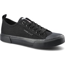 Schwarze Turnschuhe Cross Jeans Bequeme Damenschuhe
