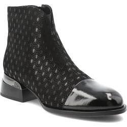 Schwarze Stiefeletten S.Barski Absatzschuhe