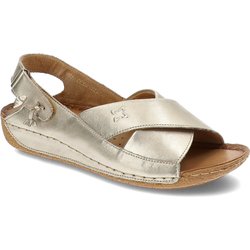 Goldene Sandalen Maciejka Elegante Damenschuhe