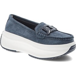 Dunkelblaue Halbschuhe Filippo Schlupfschuhe