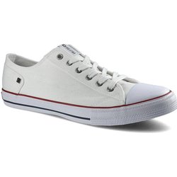 Weiße Turnschuhe Big Star Modische Herrenschuhe
