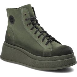 Grüne Stiefeletten Maciejka Modische Damenschuhe