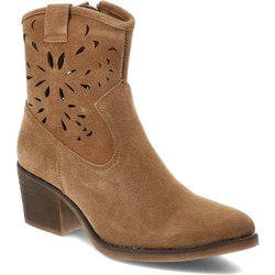 Braune Stiefeletten S.Barski Damen Lederschuhe