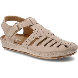 Beige Sandalen Maciejka Bequeme Damenschuhe