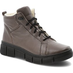 Braune Schnürschuhe Wasak Gefütterte Damenschuhe
