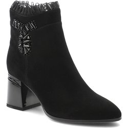 Schwarze Stiefeletten S.Barski Absatzschuhe