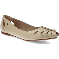 Beige Halbschuhe Armodo Flache Schuhe