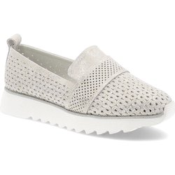 Goldene Halbschuhe S.Barski Modische Damenschuhe