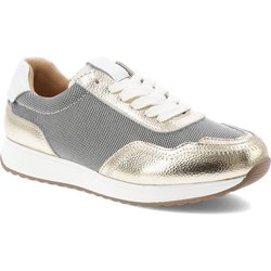 Goldene Sneakers S.Barski Modische Damenschuhe