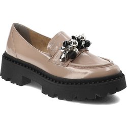 Beige Halbschuhe Armodo Bequeme Lederschuhe