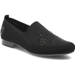 Schwarze Halbschuhe Rieker Schlupfschuhe