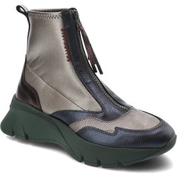 Graue Stiefeletten Hispanitas Modische Damenschuhe