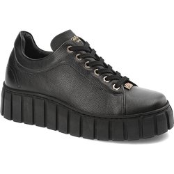 Schwarze Sneakers Karino Schnürschuhe