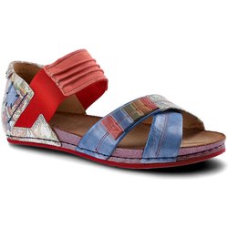Bunte Sandalen Maciejka Modische Lederschuhe