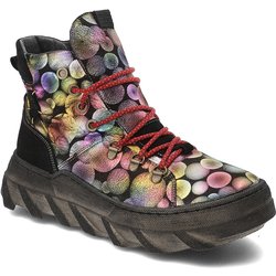 Bunte Stiefeletten Maciejka Elegante Damenschuhe