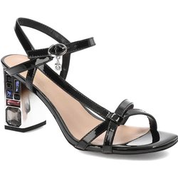 Schwarze Sandalen S.Barski Elegante Damenschuhe