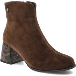 Braune Stiefeletten Maciejka Elegante Damenschuhe