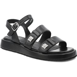 Schwarze Sandalen S.Barski Modische Damenschuhe