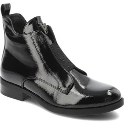 Schwarze Stiefeletten S.Barski Gefütterte Damenschuhe