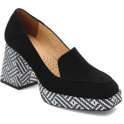 Schwarze Halbschuhe Armodo Damen Lederschuhe