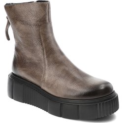 Braune Stiefeletten Armodo Plateauschuhe