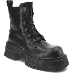 Schwarze Stiefeletten S.Barski Gefütterte Damenschuhe