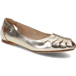 Goldene Halbschuhe Armodo Flache Schuhe
