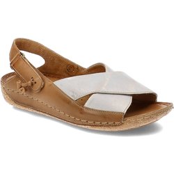 Braune Sandalen Maciejka Damen Lederschuhe