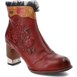 Rote Stiefeletten Laura Vita Elegante Damenschuhe
