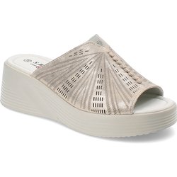 Goldene Flip-Flops S.Barski Schlupfschuhe