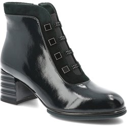 Grüne Stiefeletten S.Barski Lackschuhe