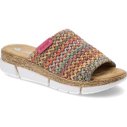 Bunte Flip-Flops Rieker Modische Damenschuhe